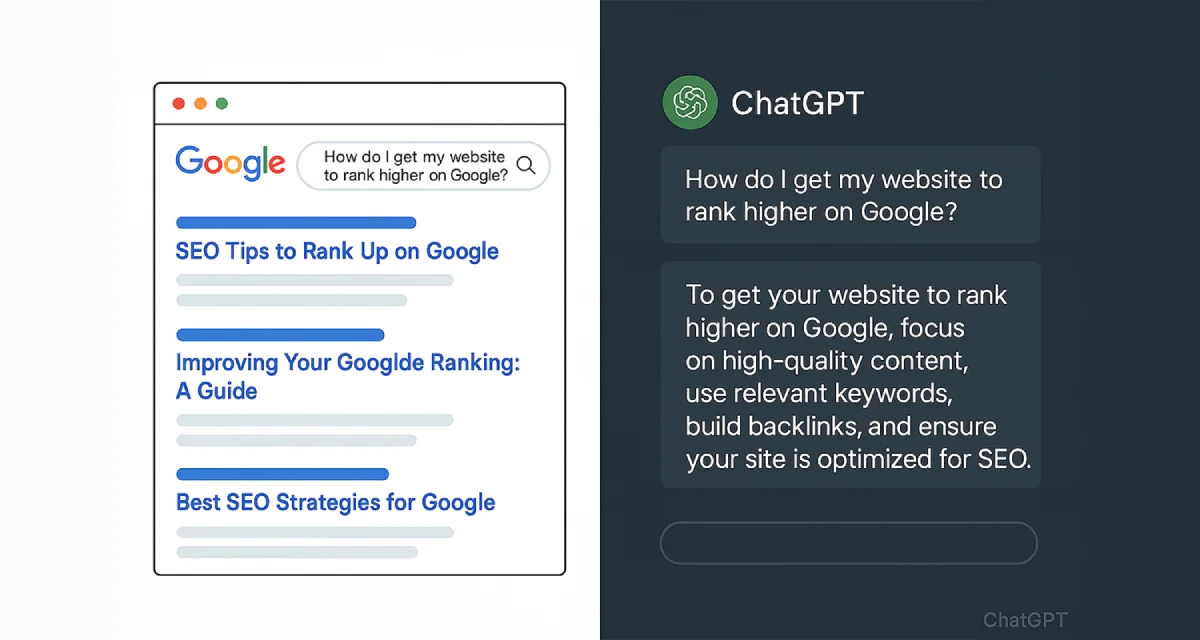 ChatGPT Optimization vs. Traditional SEO
